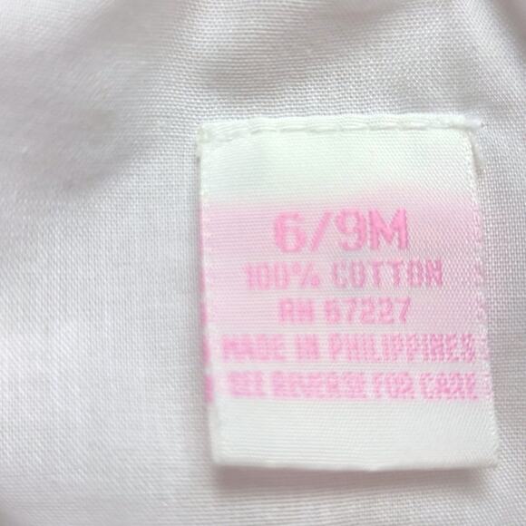 Vintage Romper Baby Girls Size 6-9m Pink Ballerina Puffy - Picture 9 of 9